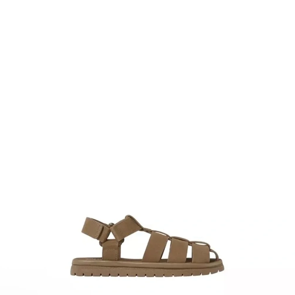 Zara leather fisherman sandals